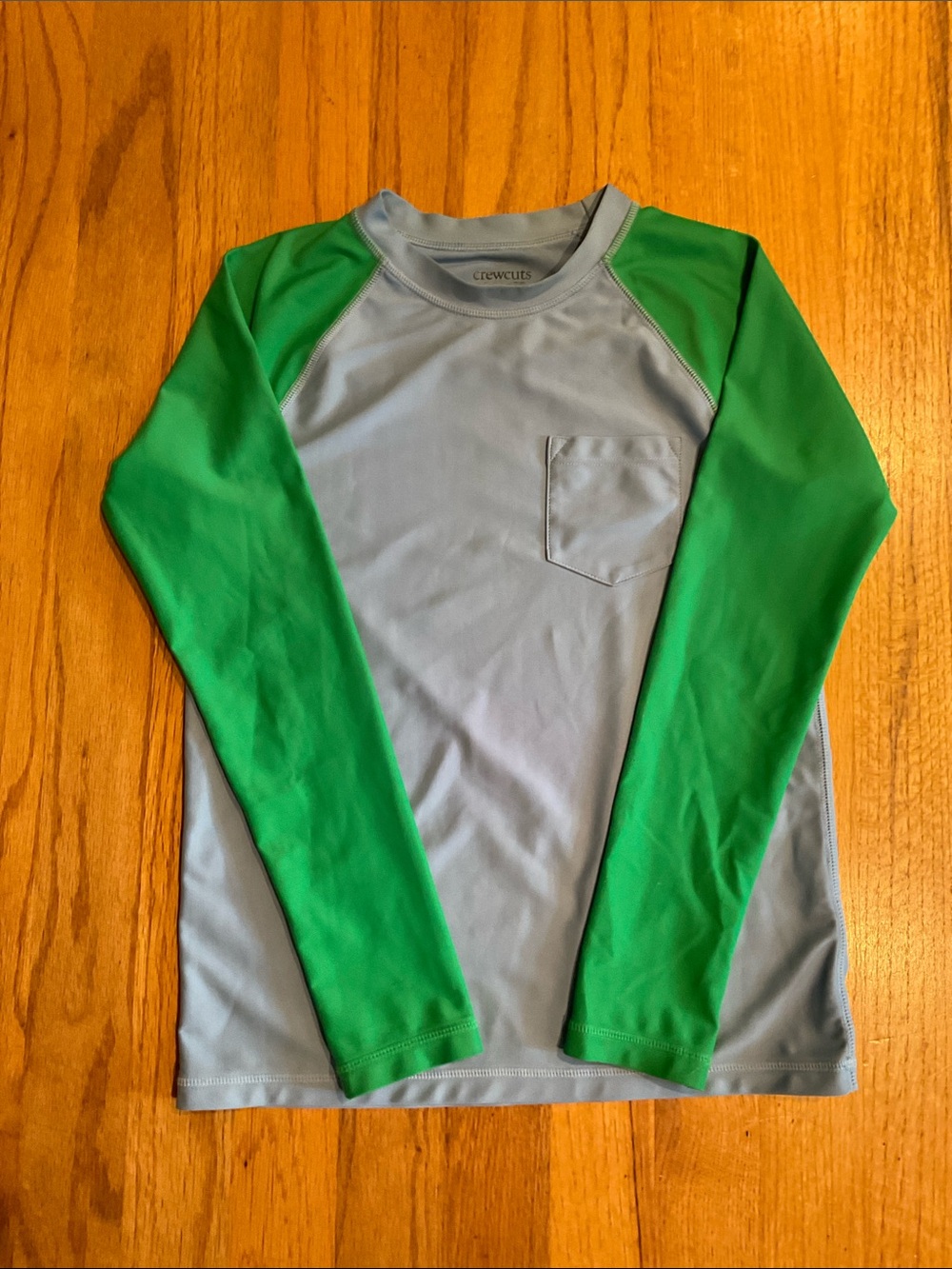 J.Crew Crewcuts -  Rashguard - Boys’ -  Blue/Green - Size M -Swimwear